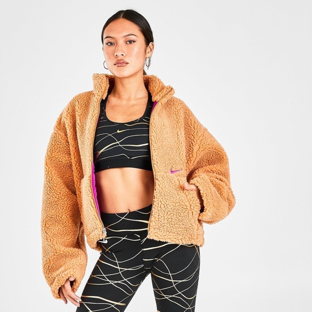 Nike Women's Sportswear Sherpa Fleece Full-Zip Jacket